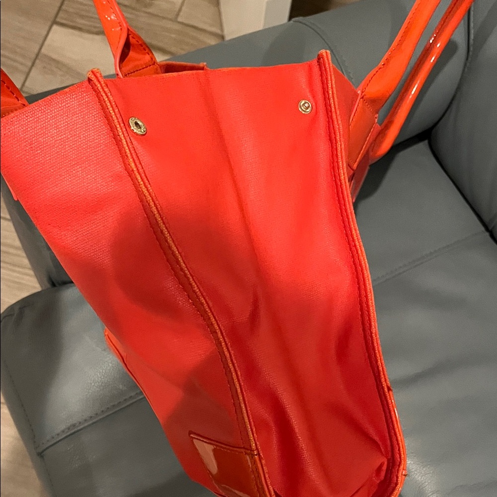 Tory Burch orange-red Tote Bag - Picture 11 of 14